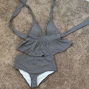 Jcrew Peplum Swimsuit